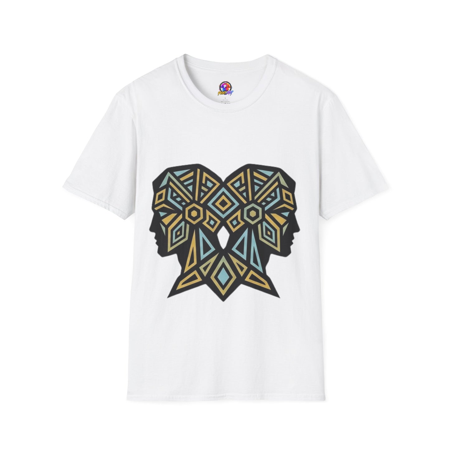 Geometric Elephant Tee — Tribal Mosaic Elephant Graphic T-Shirt