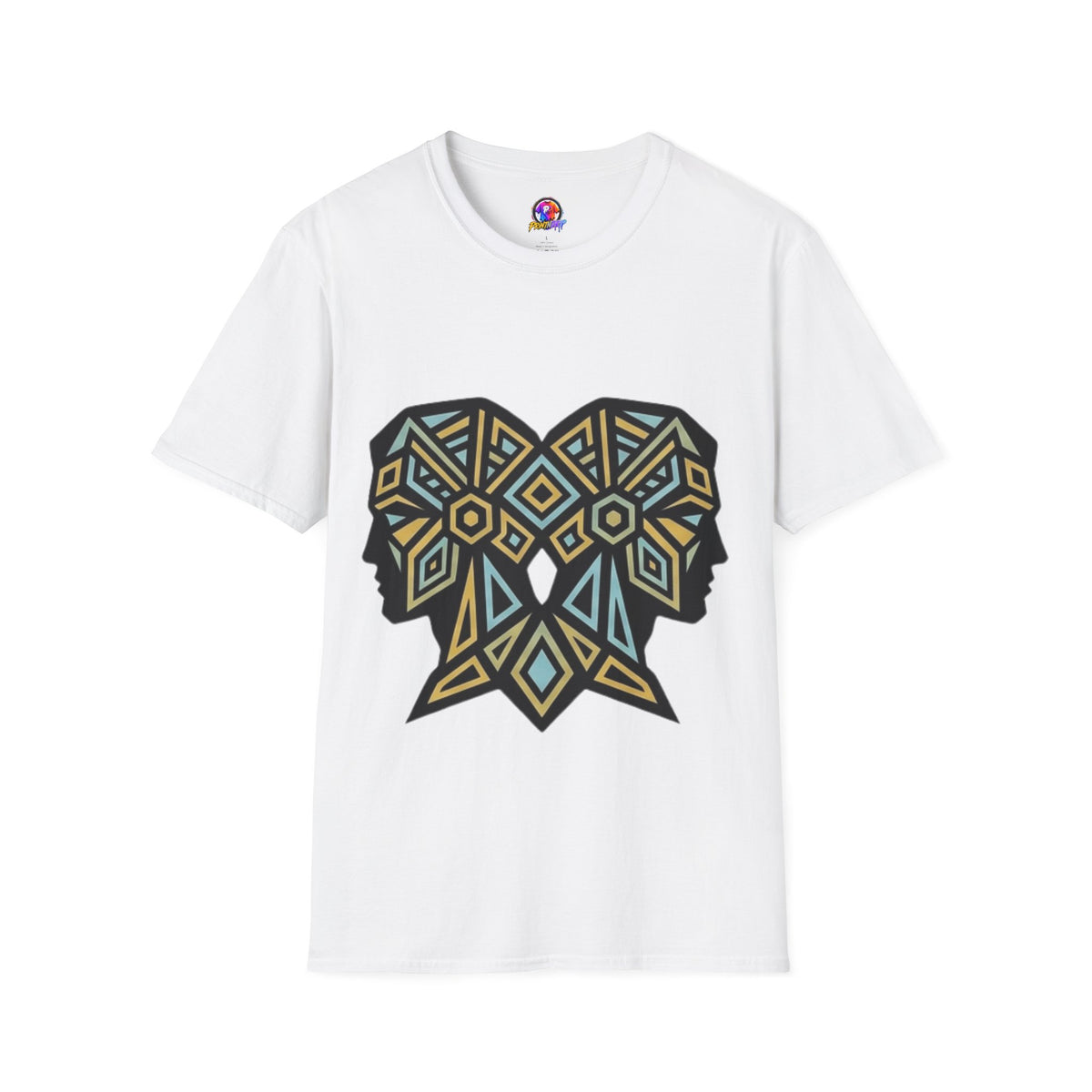 Geometric Elephant Tee — Tribal Mosaic Elephant Graphic T-Shirt