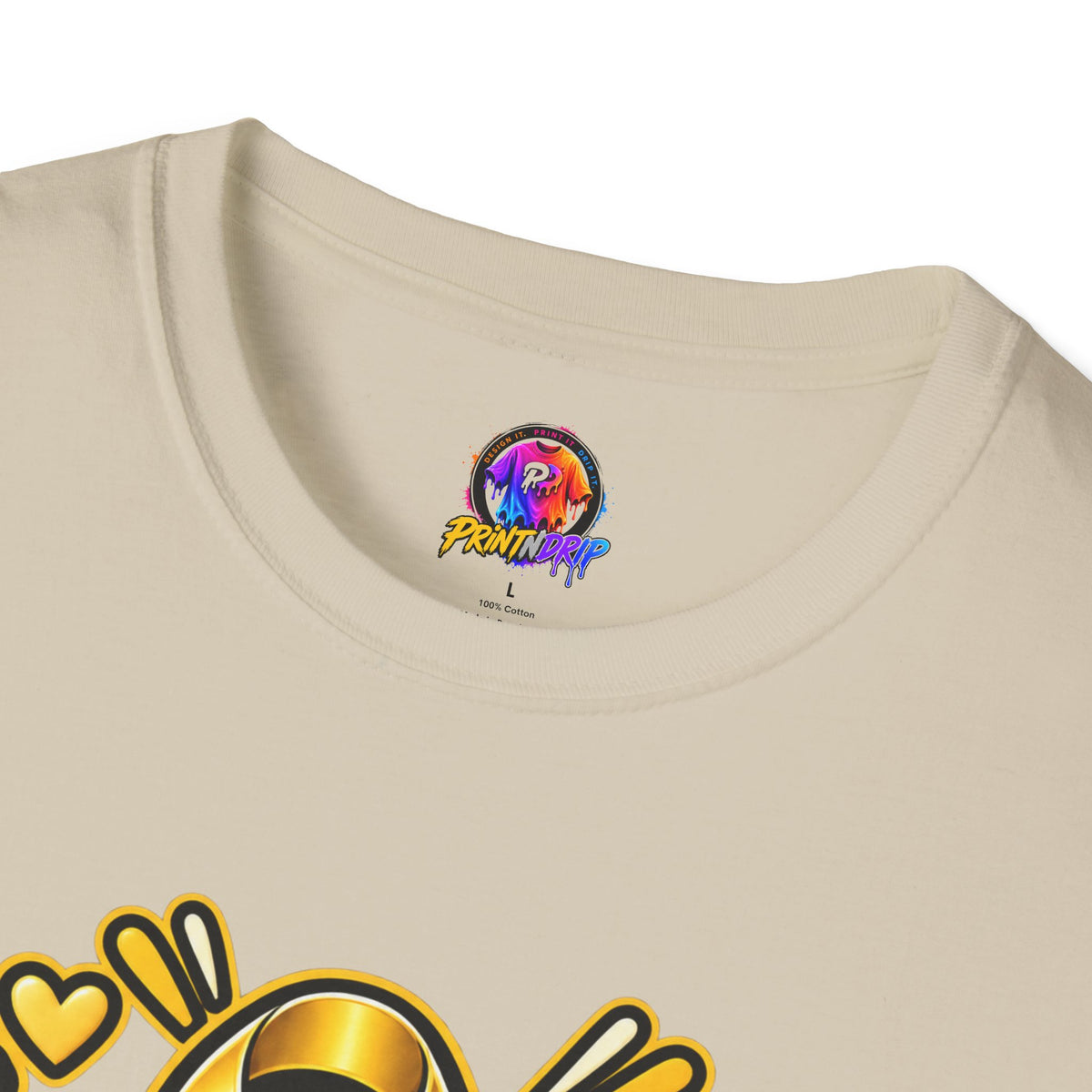 Childhood Cancer Awareness T-Shirt — "Love for the Little Warriors" Yellow Ribbon