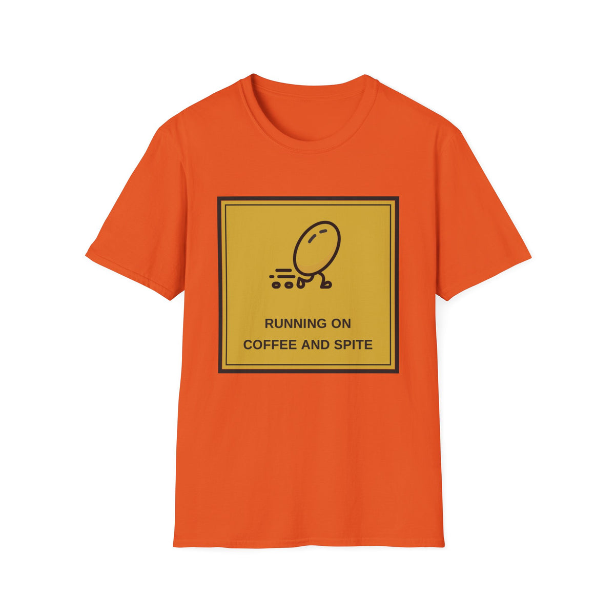 T-Shirt — Running On Coffee And Spite Graphic Tee - Trending Now - August 2026