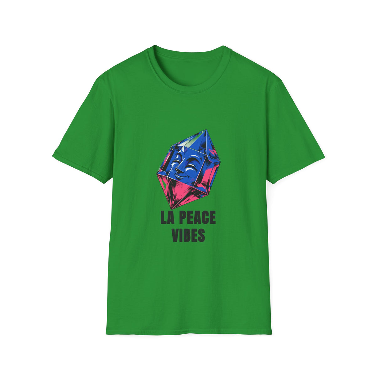Peace Vibes T-Shirt — Blue Crystal Smiling Buddha Graphic Tee - Trending Now - August 2026