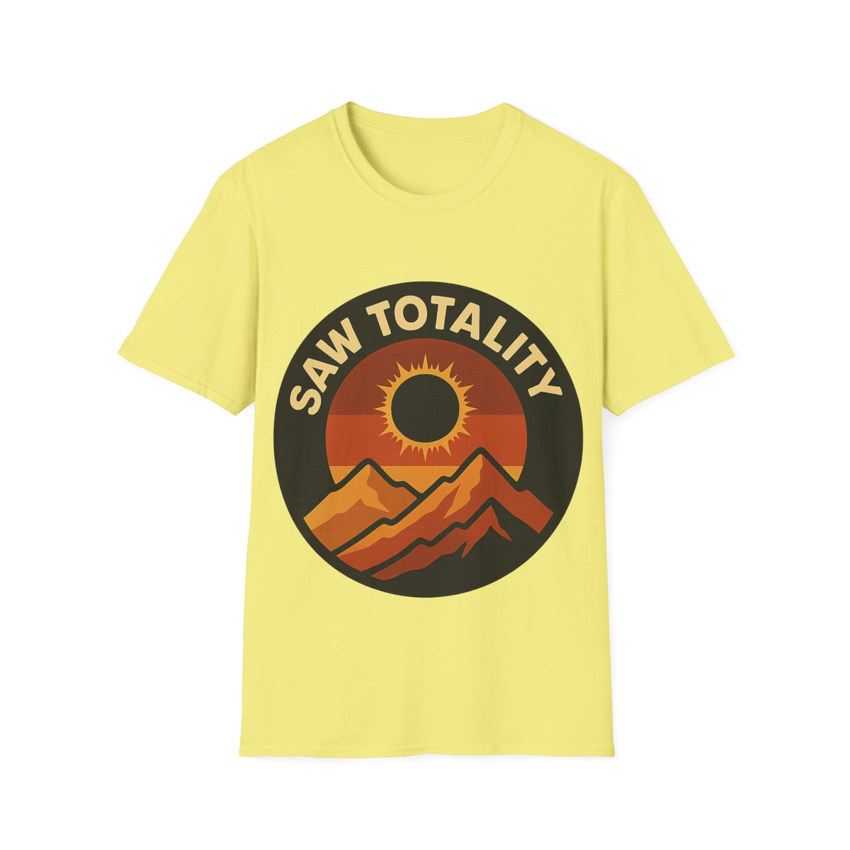 I Saw Totality Solar Eclipse Graphic Tee - Retro Nature Mountain T-Shirt - Trending Now - September 2026