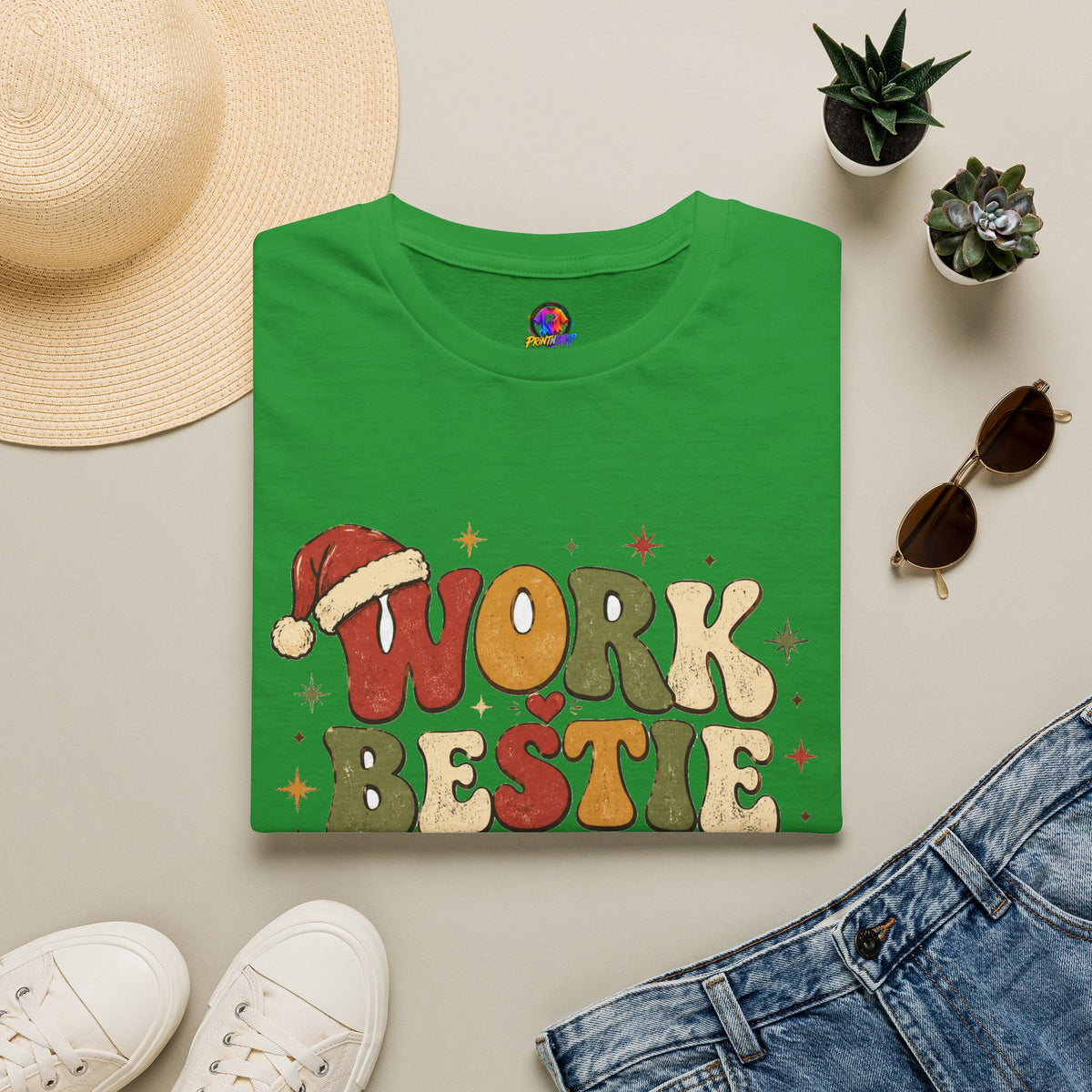 Work Bestie Holiday Club T-Shirt