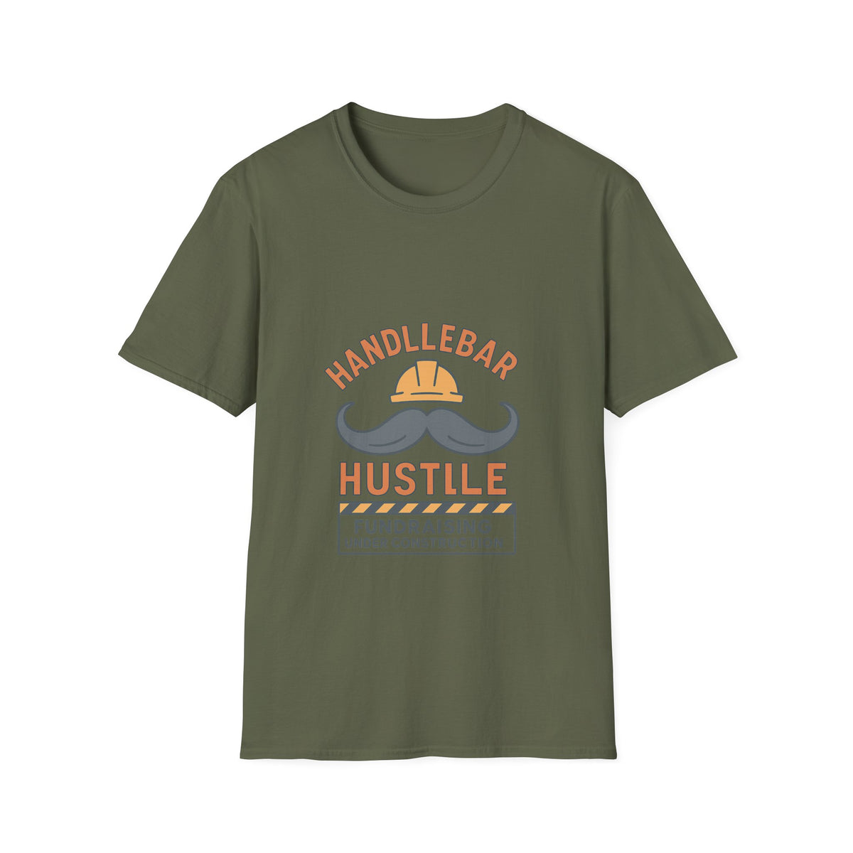Handlebar Hustle T-Shirt — Vintage Barber Mustache Logo Tee - Trending Now - October 2026