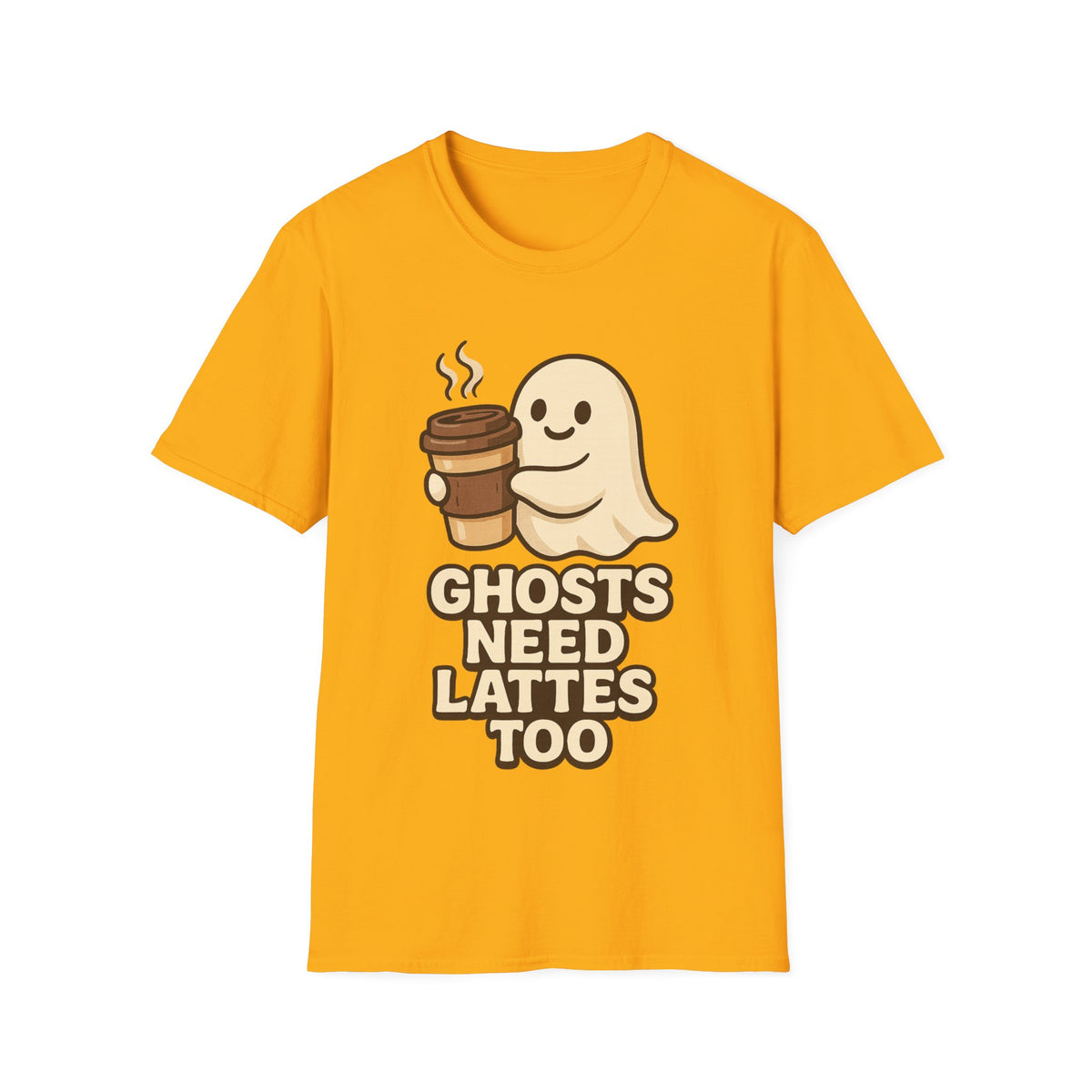 Ghosts Need Lattes Too T-Shirt - Trending Now - August 2026