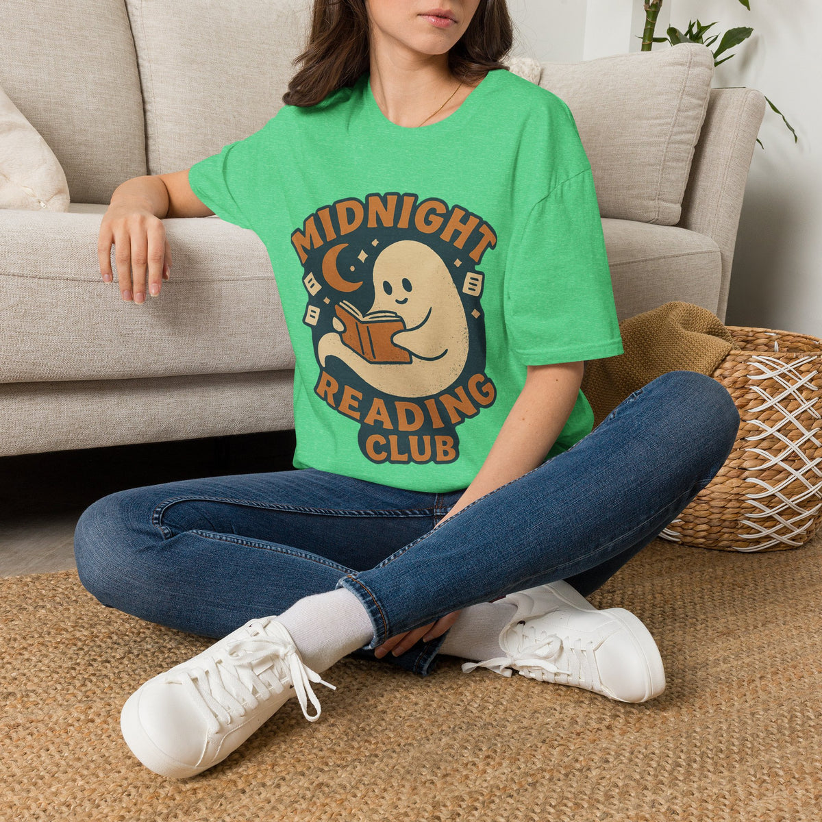 Midnight Reading Club T-Shirt — Cute Ghost Booklover Tee - Trending Now - August 2026