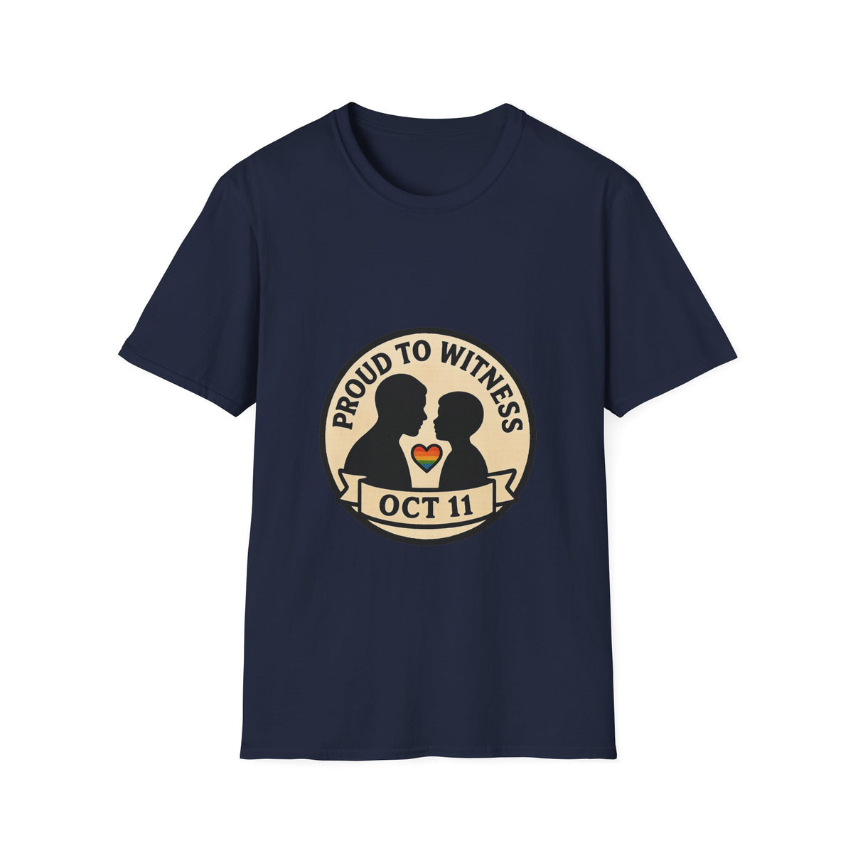T-Shirt — Proud to Witness Oct 11 Badge Tee - Trending Now - October 2026