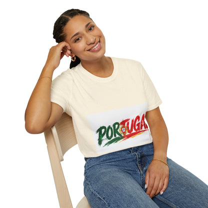 Portugal Flag Script T-Shirt — Portuguese Pride Tee