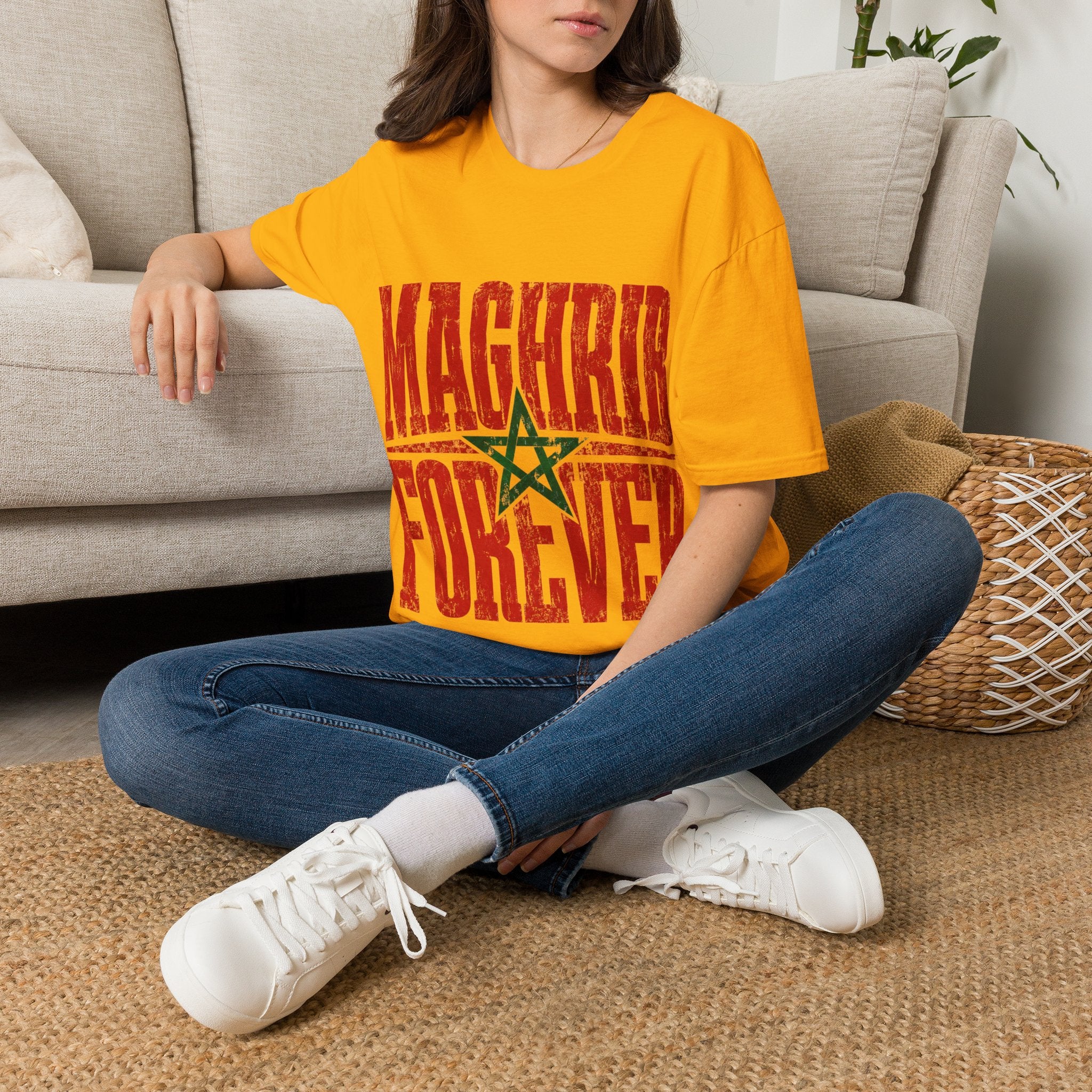 Morocco T-Shirt — Maghrib Forever Moroccan Flag Graphic Tee