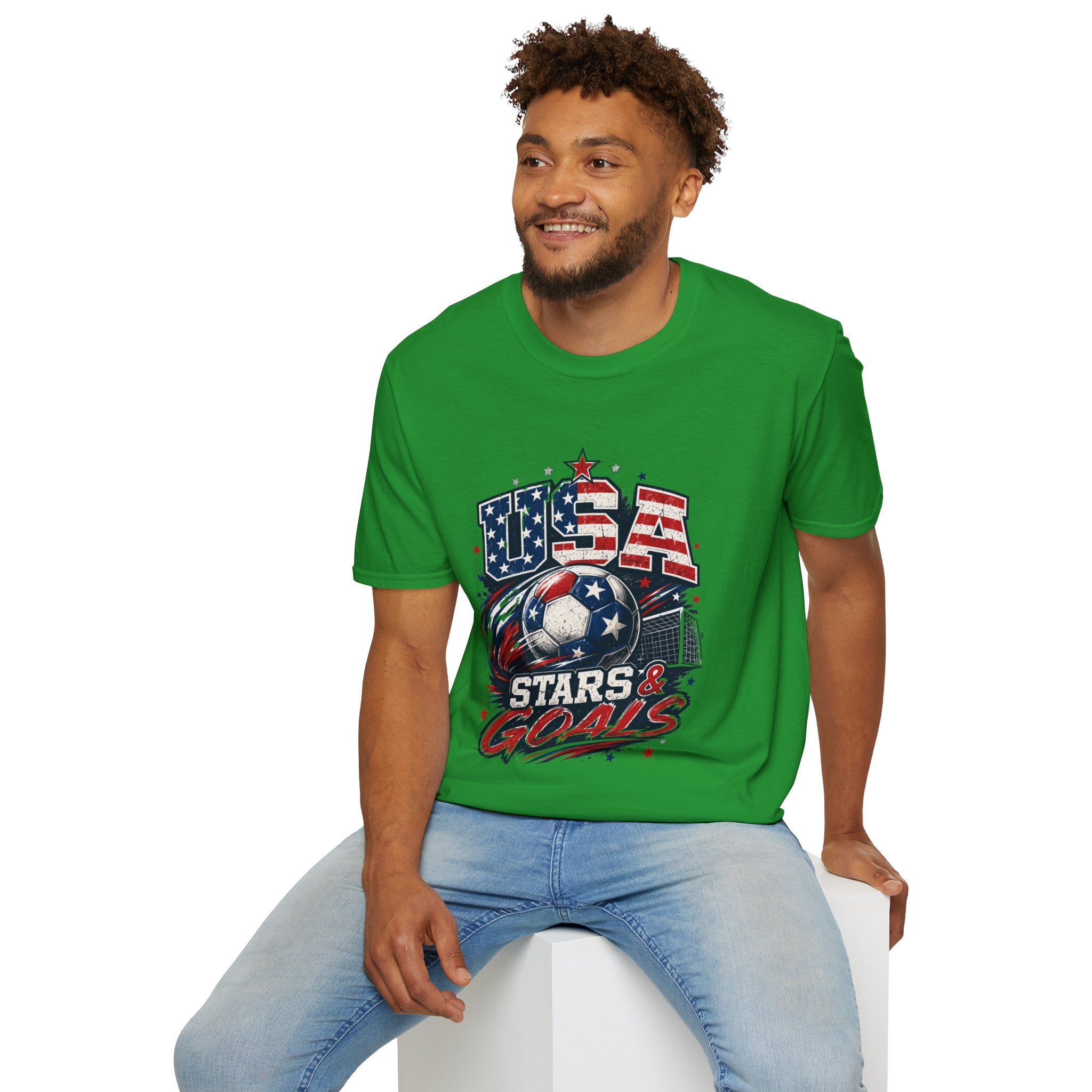 USA Stars & Goals Soccer T-Shirt