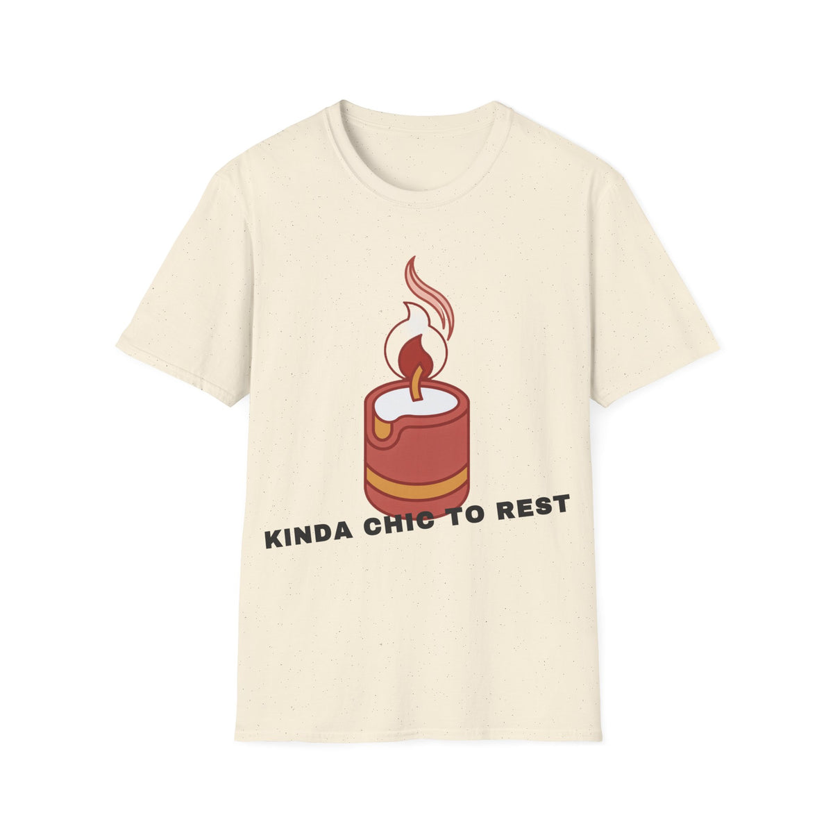 Candle Graphic T-Shirt — 'Kinda Lit' Cozy Candle Tee - Trending Now - September 2026