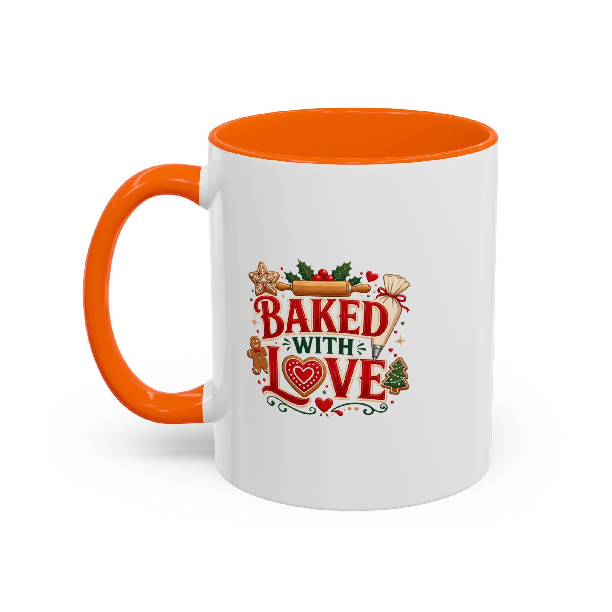 Baked With Love Coffee Mug — Holiday Baking Kitchen Gift