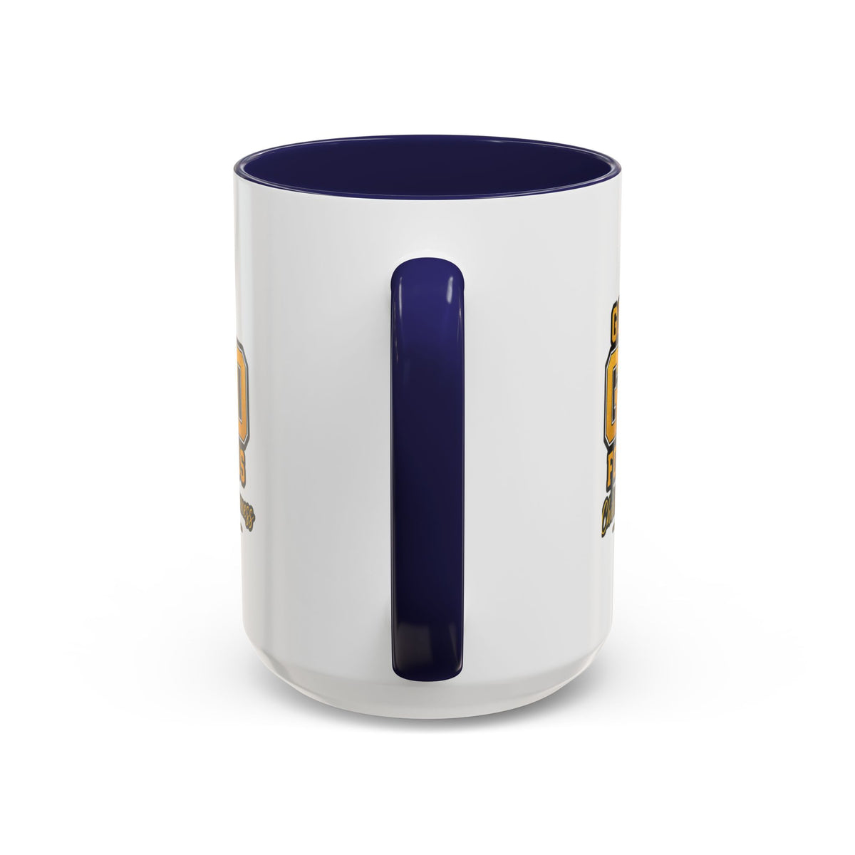 Gold For The Kids Coffee Mug — Childhood Cancer Awareness Accent Mug (11/15oz)