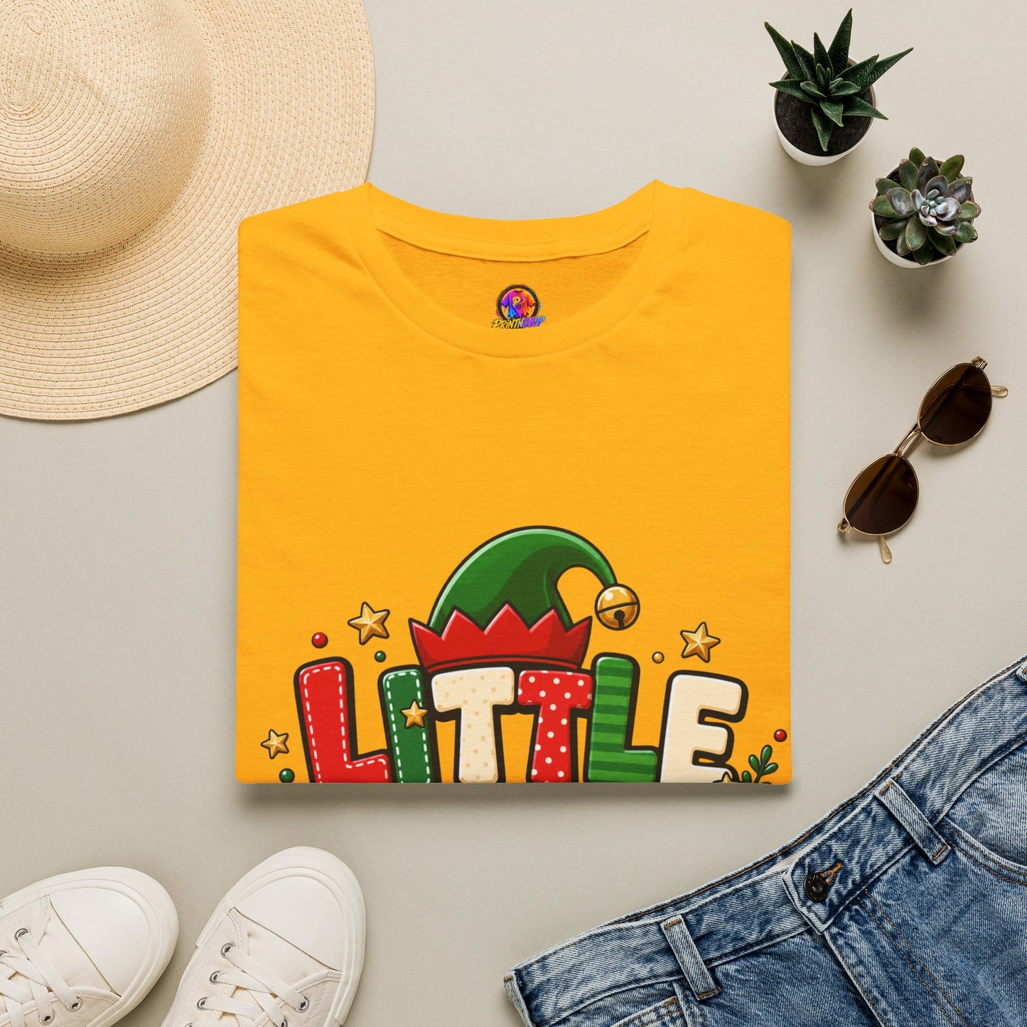 Little Elf Christmas T-Shirt — Cute Holiday Kids/Family Elf Tee