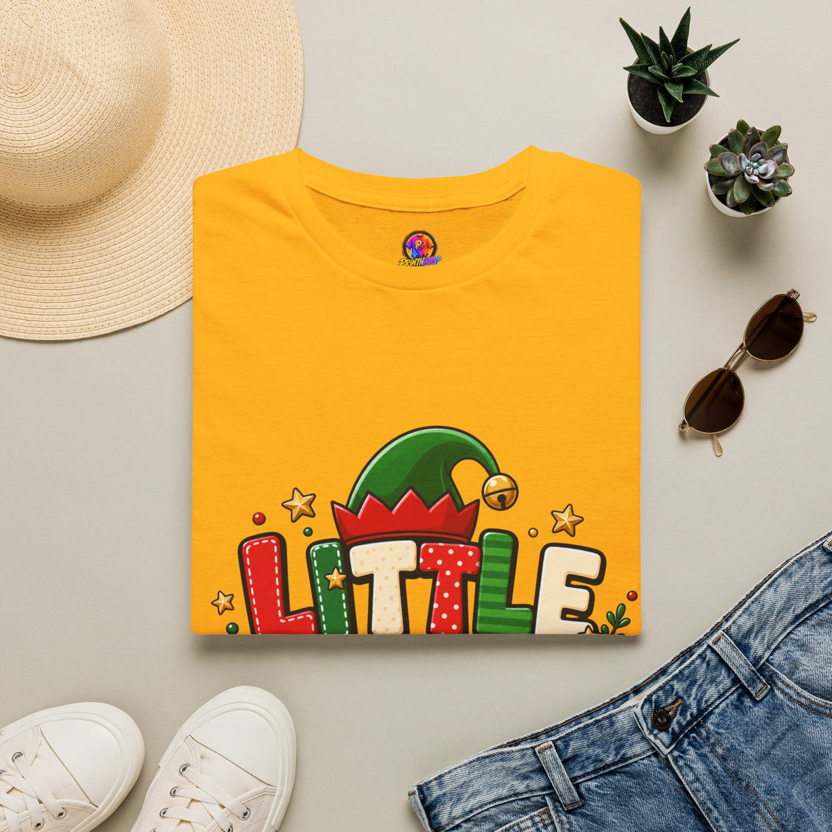 Little Elf Christmas T-Shirt — Cute Holiday Kids/Family Elf Tee
