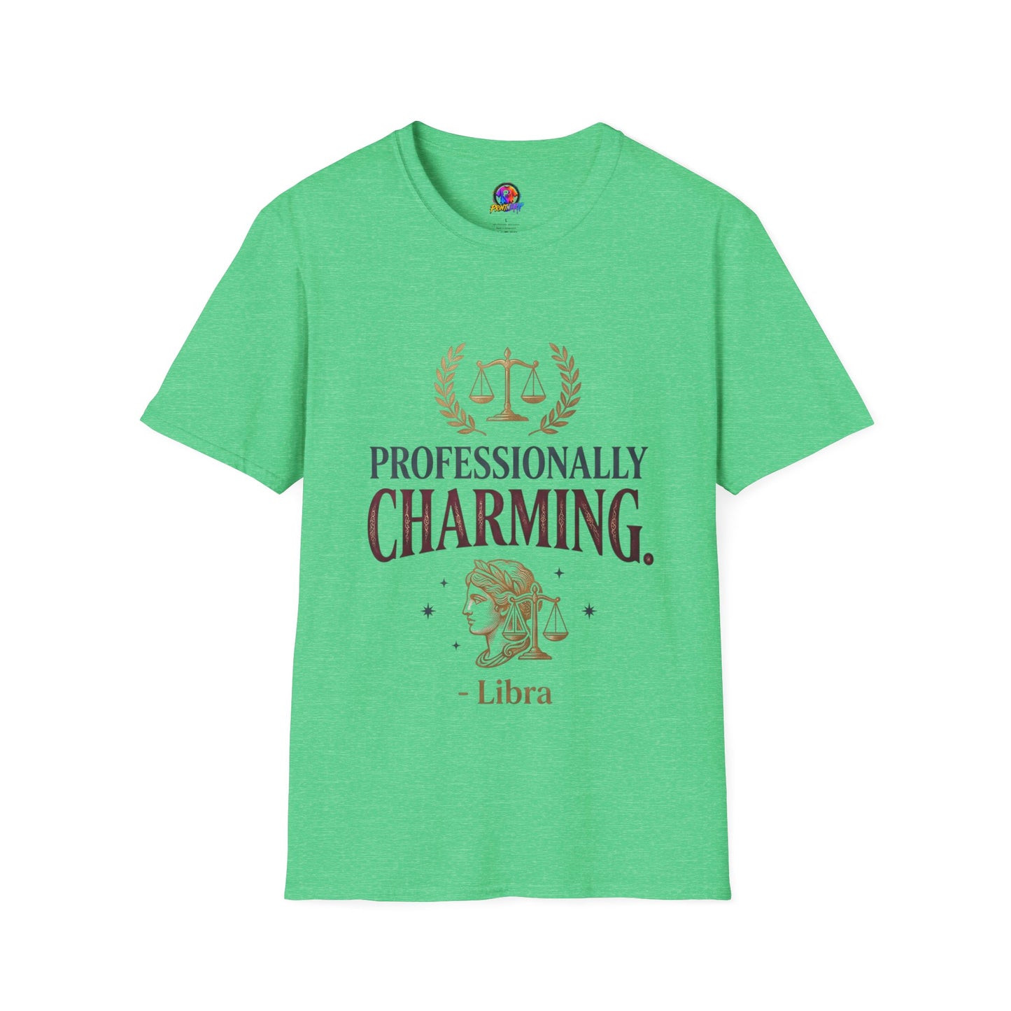 Professionally Charming Libra T-Shirt — Zodiac Scales Astrology Tee