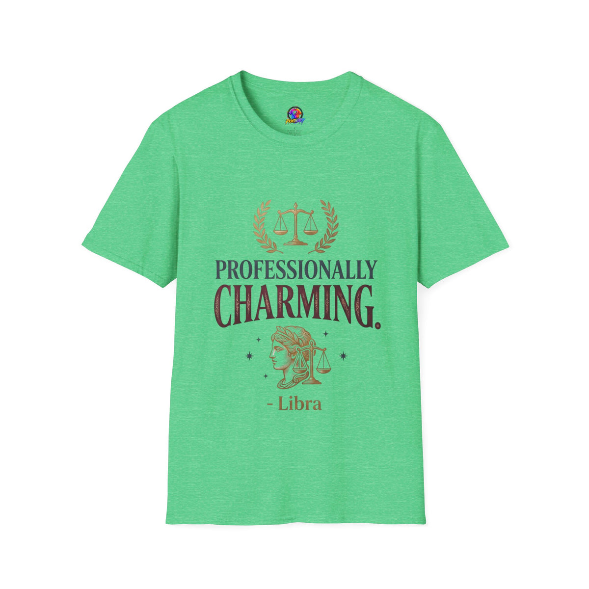 Professionally Charming Libra T-Shirt — Zodiac Scales Astrology Tee