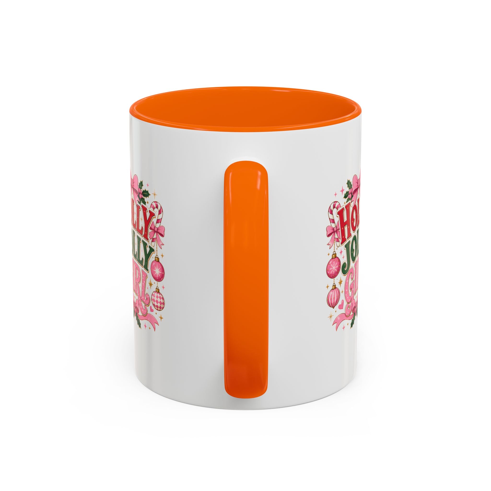 Accent Coffee Mug Holly Jolly Girl
