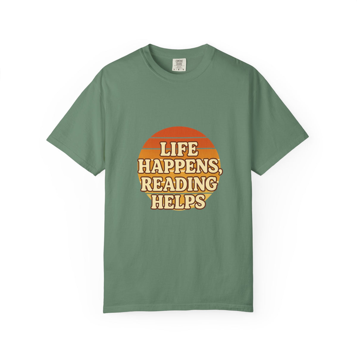 Reading Helps T-Shirt — "Life Happens, Reading Helps" Retro Book Tee - Trending Now - October 2026