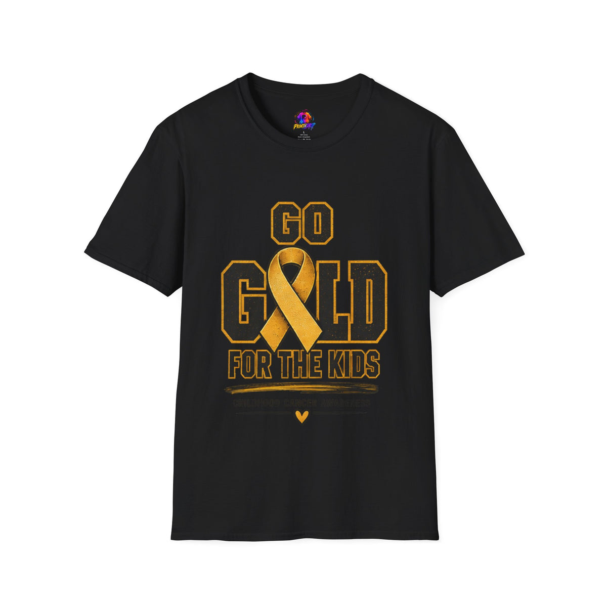 Go Gold For The Kids T-Shirt — Childhood Cancer Awareness Tee