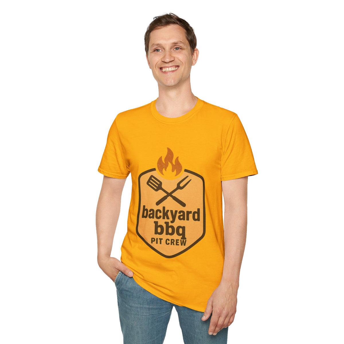 Backyard BBQ T-Shirt — Grilling Badge Tee - Trending Now - August 2026