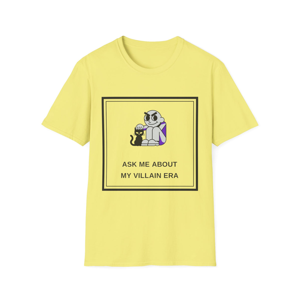 T-Shirt — "Ask Me About My Villain Era" Graphic Tee (Cute Villain Skull Design) - Trending Now - August 2026