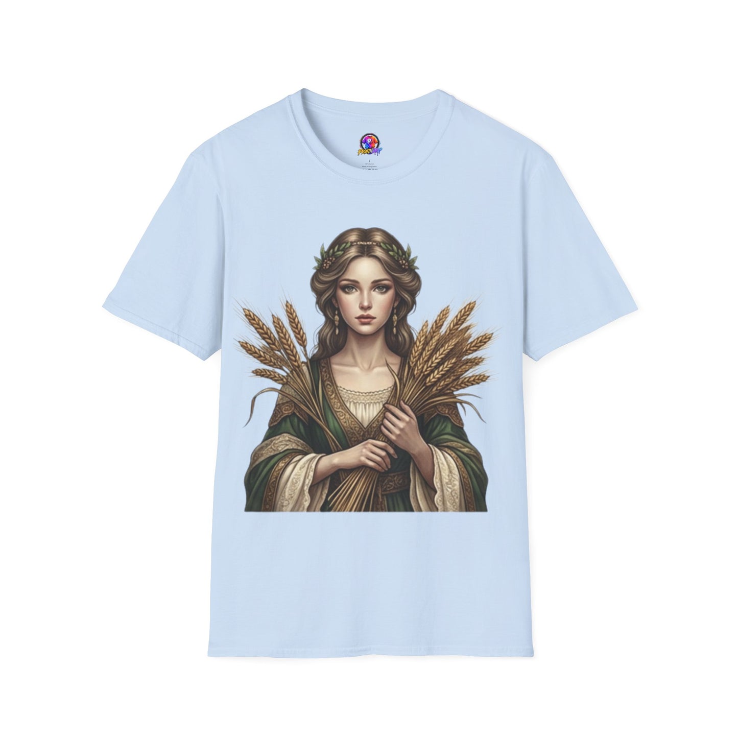 Goddess of Harvest T‑Shirt — Wheat Maiden Graphic Tee