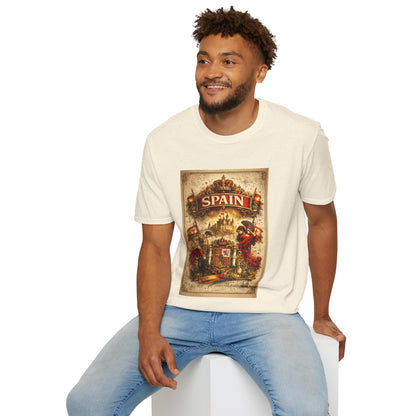 Spain Vintage Travel Graphic T‑Shirt — Retro Spanish Landmark Tee