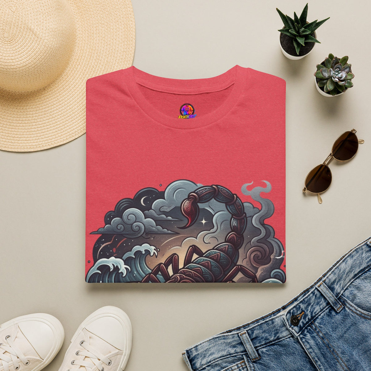 Scorpion Wave Unisex Softstyle T-Shirt