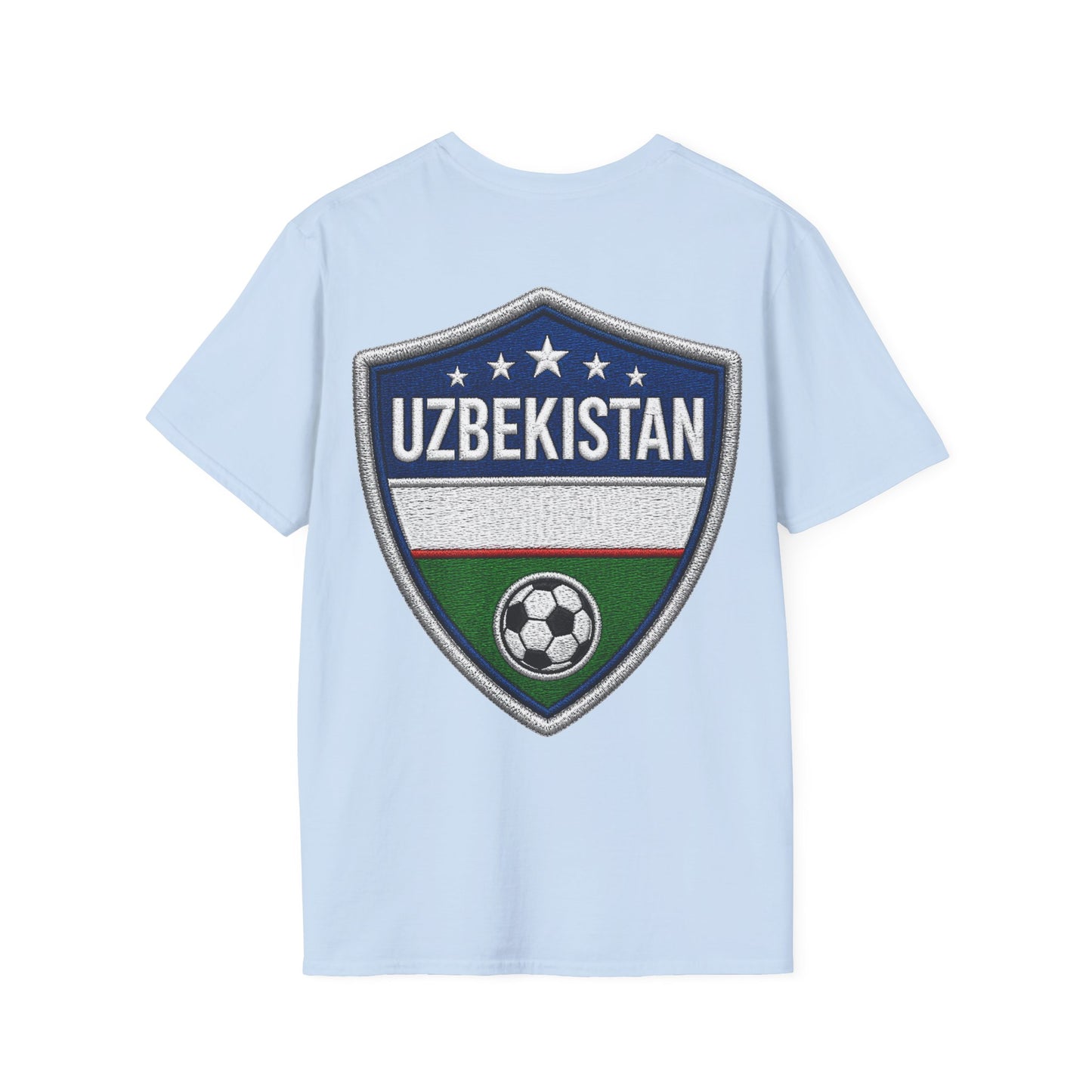 Silk Road Strike Soccer T-Shirt — Uzbekistan Football Graphic Tee
