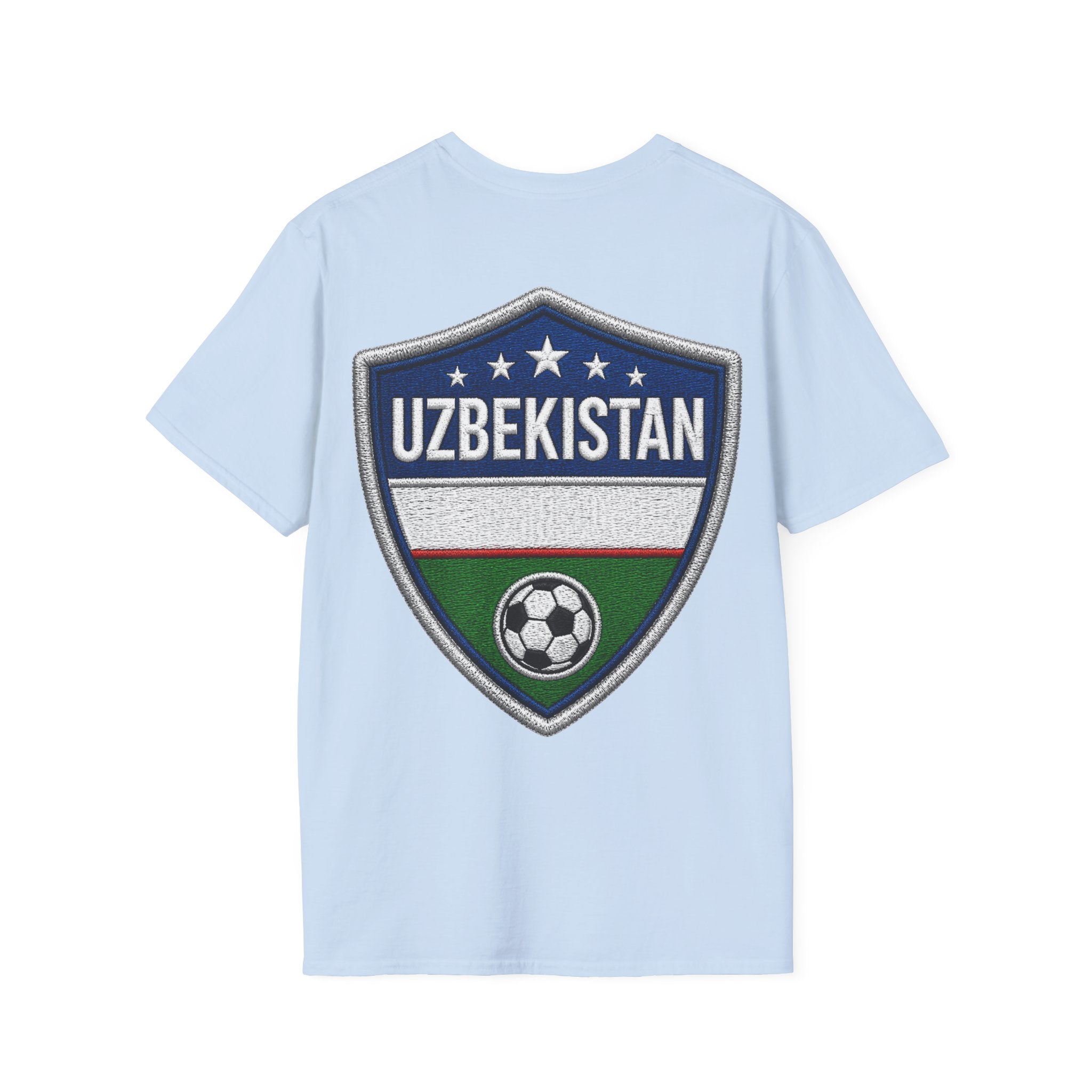 Silk Road Strike Soccer T-Shirt — Uzbekistan Football Graphic Tee