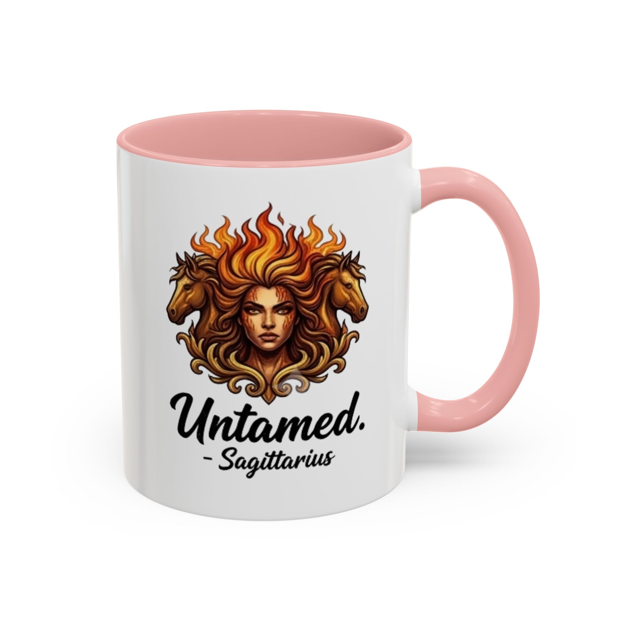 Untamed Sagittarius Accent Coffee Mug – Zodiac Astrology Gift (11/15oz)