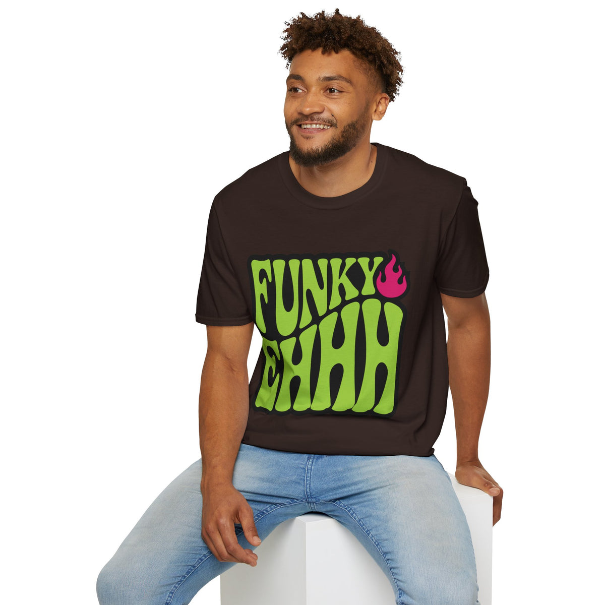 Funky Chili T-Shirt — Retro Psychedelic Green Flame Graphic Tee - Trending Now - August 2026