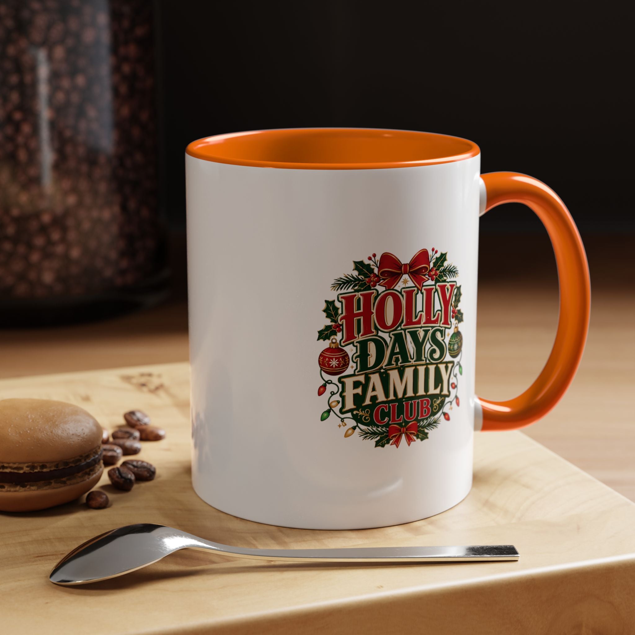 Accent Coffee Mug Holly Days Family