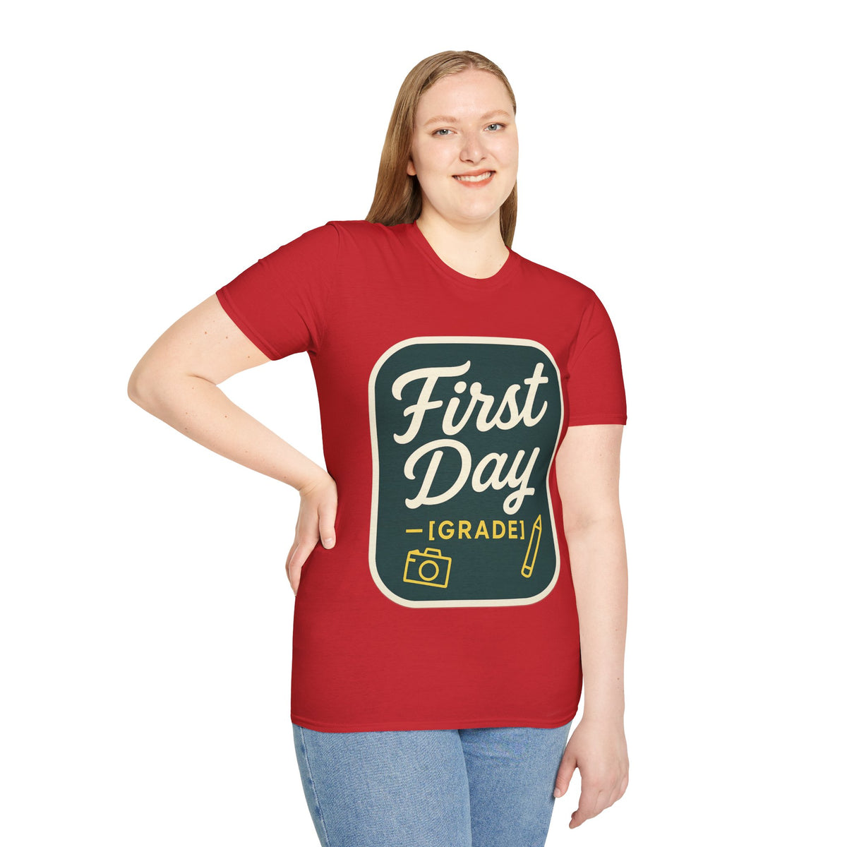 First Day T-Shirt — Retro "First Day (Grade 1)" Back-to-School Tee - Trending Now - August 2026