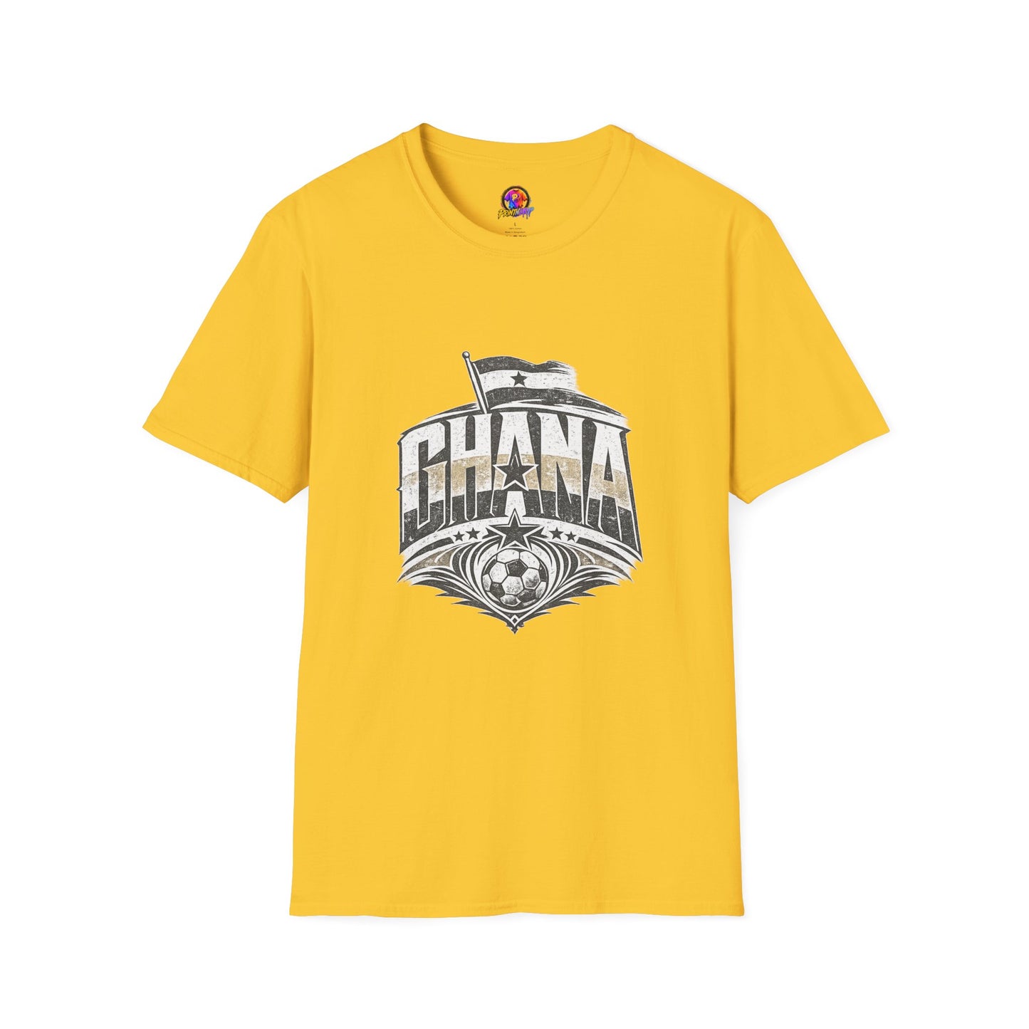 Ghana Vintage Flag T-Shirt — Retro Ghana Pride Graphic Tee