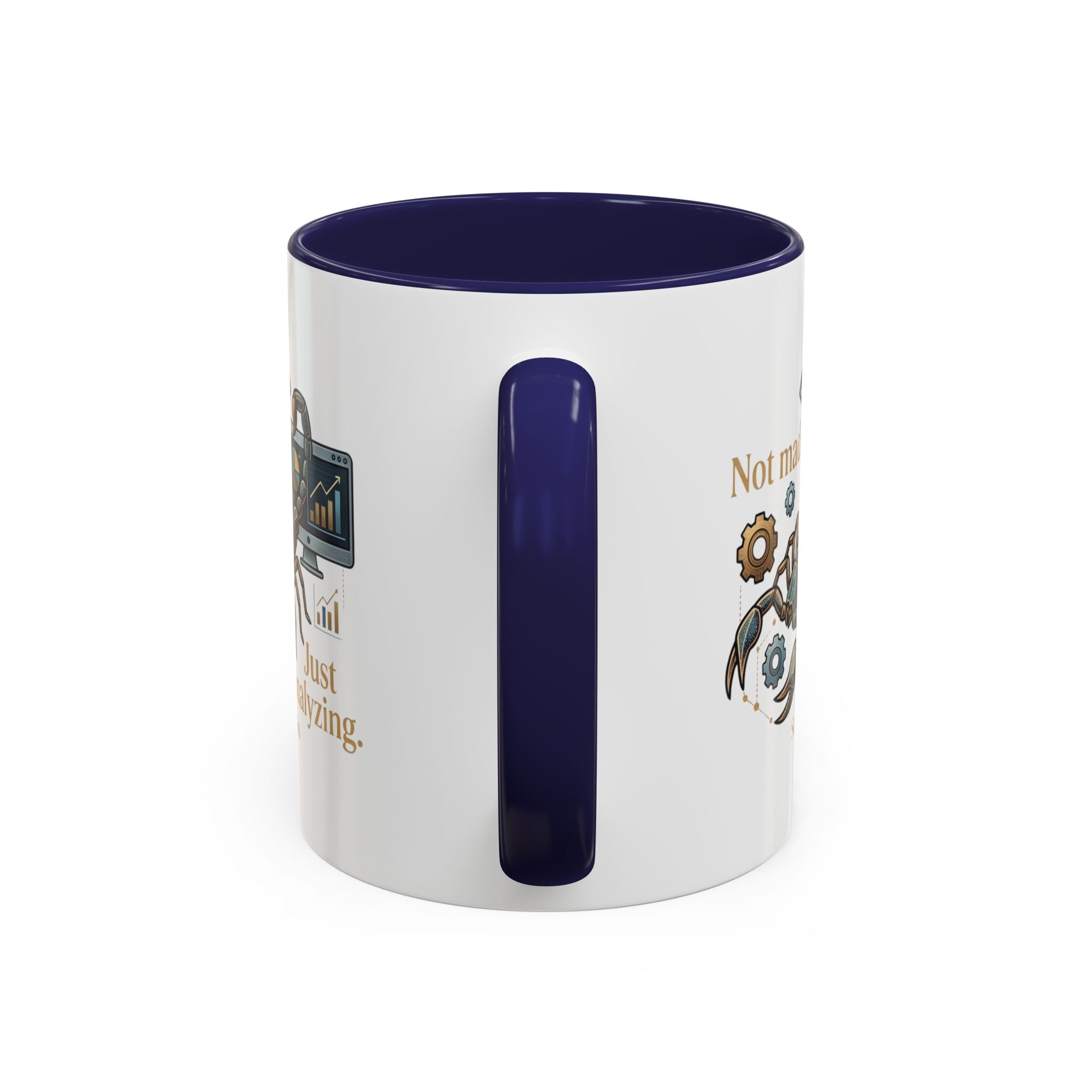 Scorpio Coffee Mug — "Not Mad. Just Analyzing." Accent 11/15oz