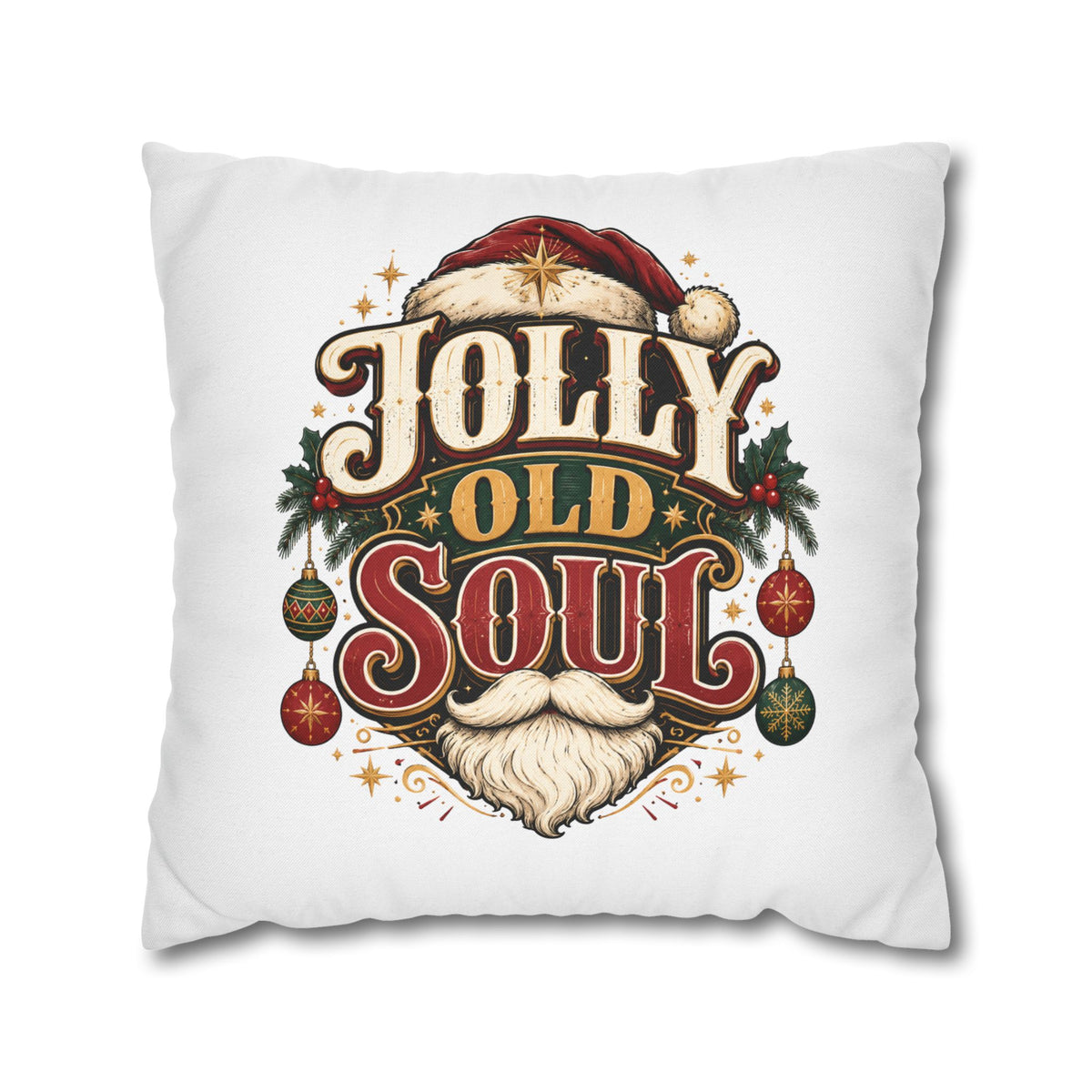 Christmas Jolly Old Soul Christmas Pillowcase