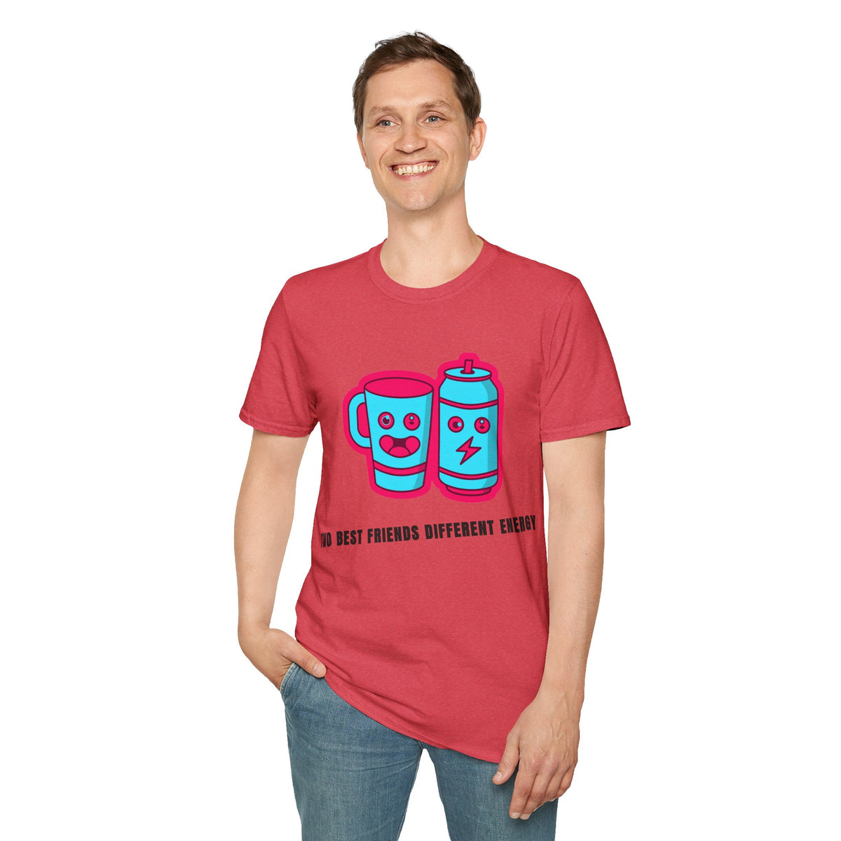 Battery & Cup Best Friends T‑Shirt — Cute Kawaii Coffee Mug and Battery Graphic Tee - Trending Now - September 2026
