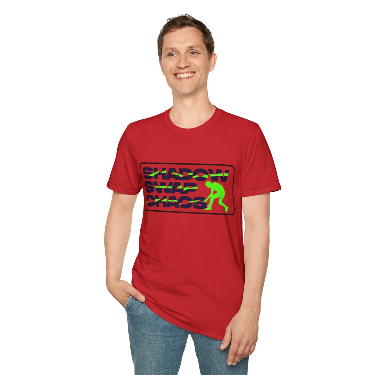 Shadow Swap Chaos T‑Shirt — Retro Neon Graphic Tee - Trending Now - August 2026