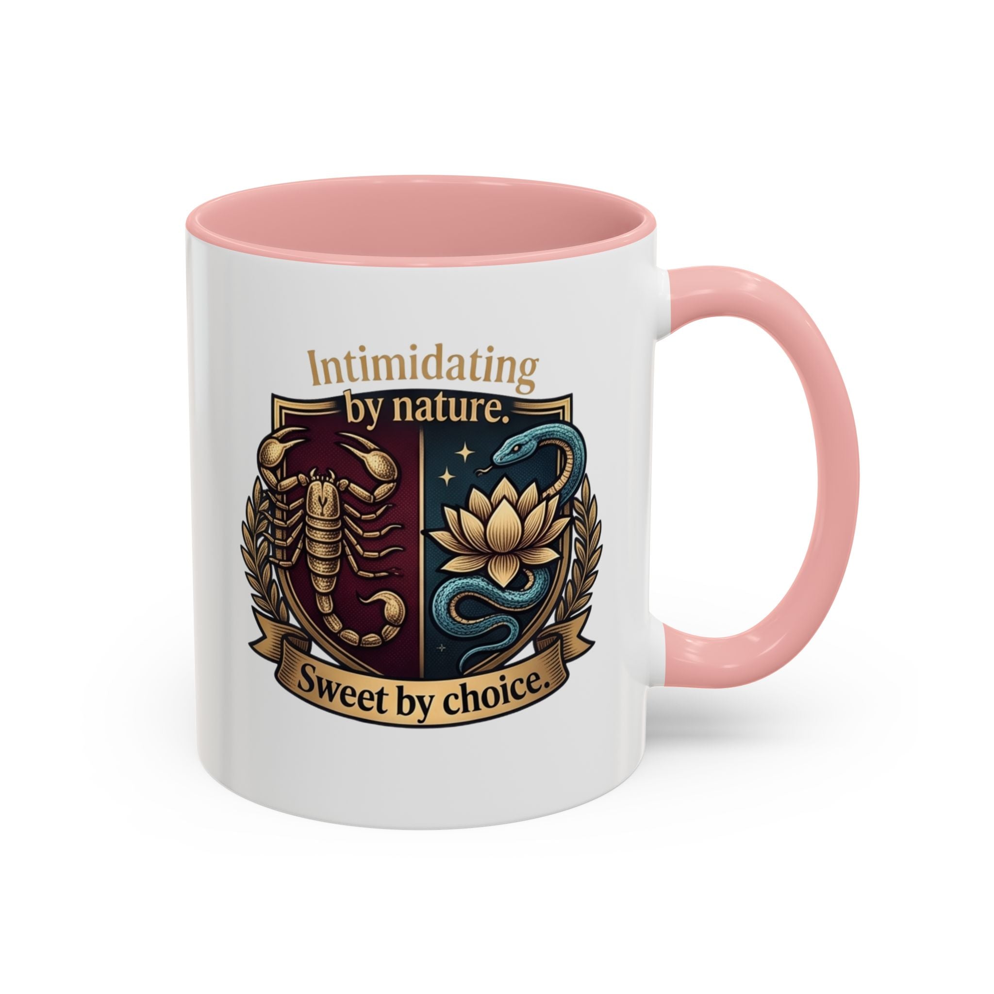Intimidating by Nature, Sweet by Choice Accent Coffee Mug (11/15oz)