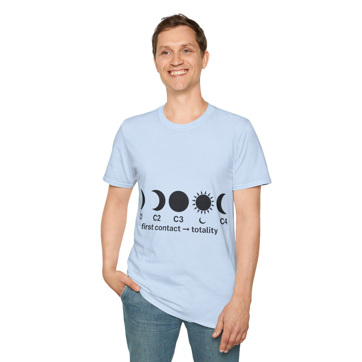 Minimalist Moon Phases Celestial Graphic Tee - Witchy Boho Moon Cycle T-Shirt - Trending Now - September 2026