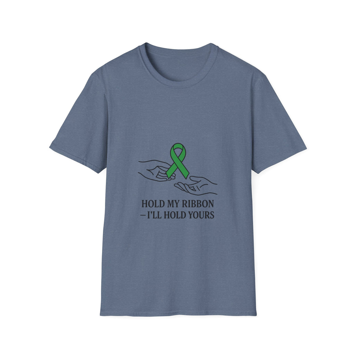 Awareness Ribbon Tee — "Hold My Ribbon, I'll Hold Yours" - Trending Now - October 2026