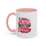 Accent Coffee Mug Merry Pink