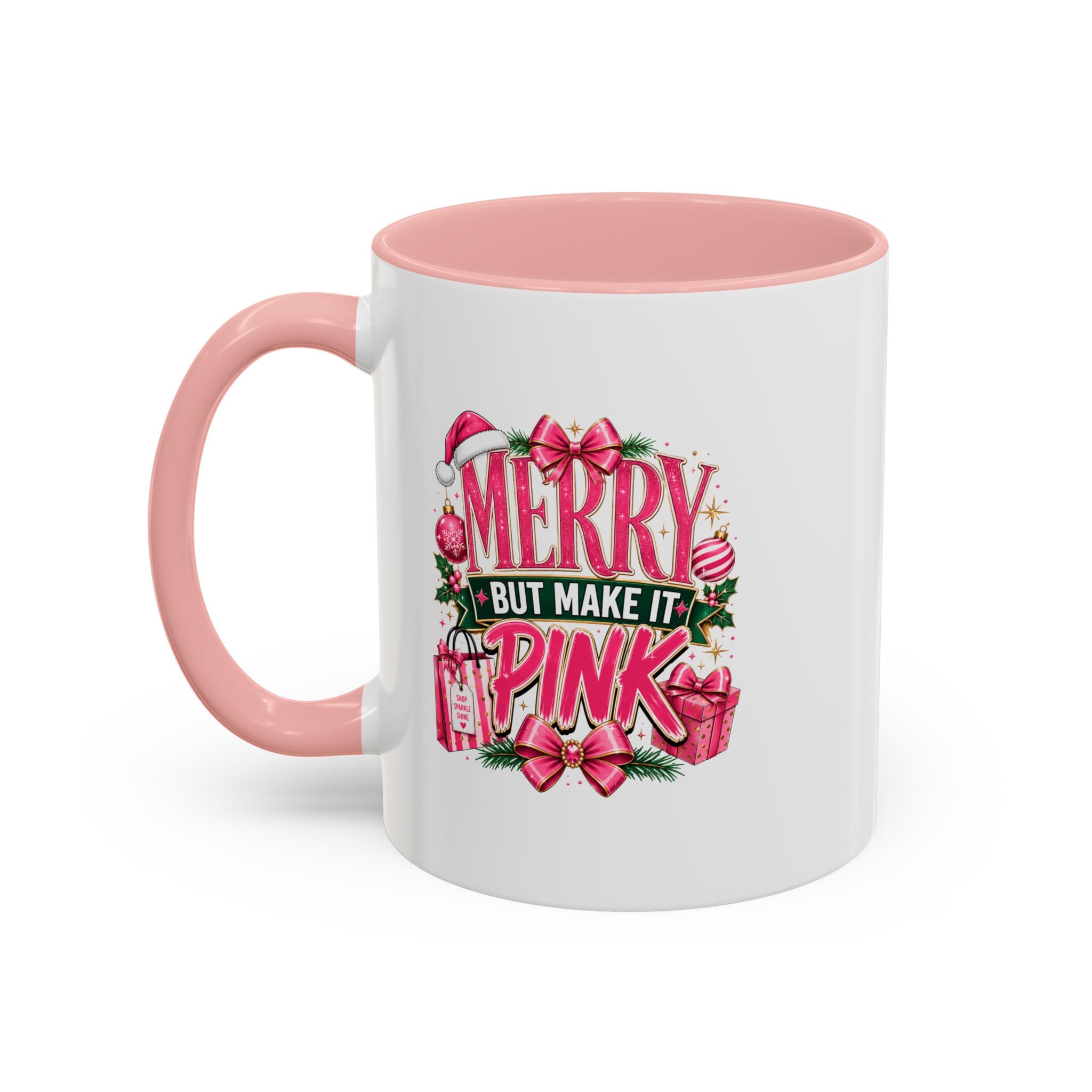 Accent Coffee Mug Merry Pink