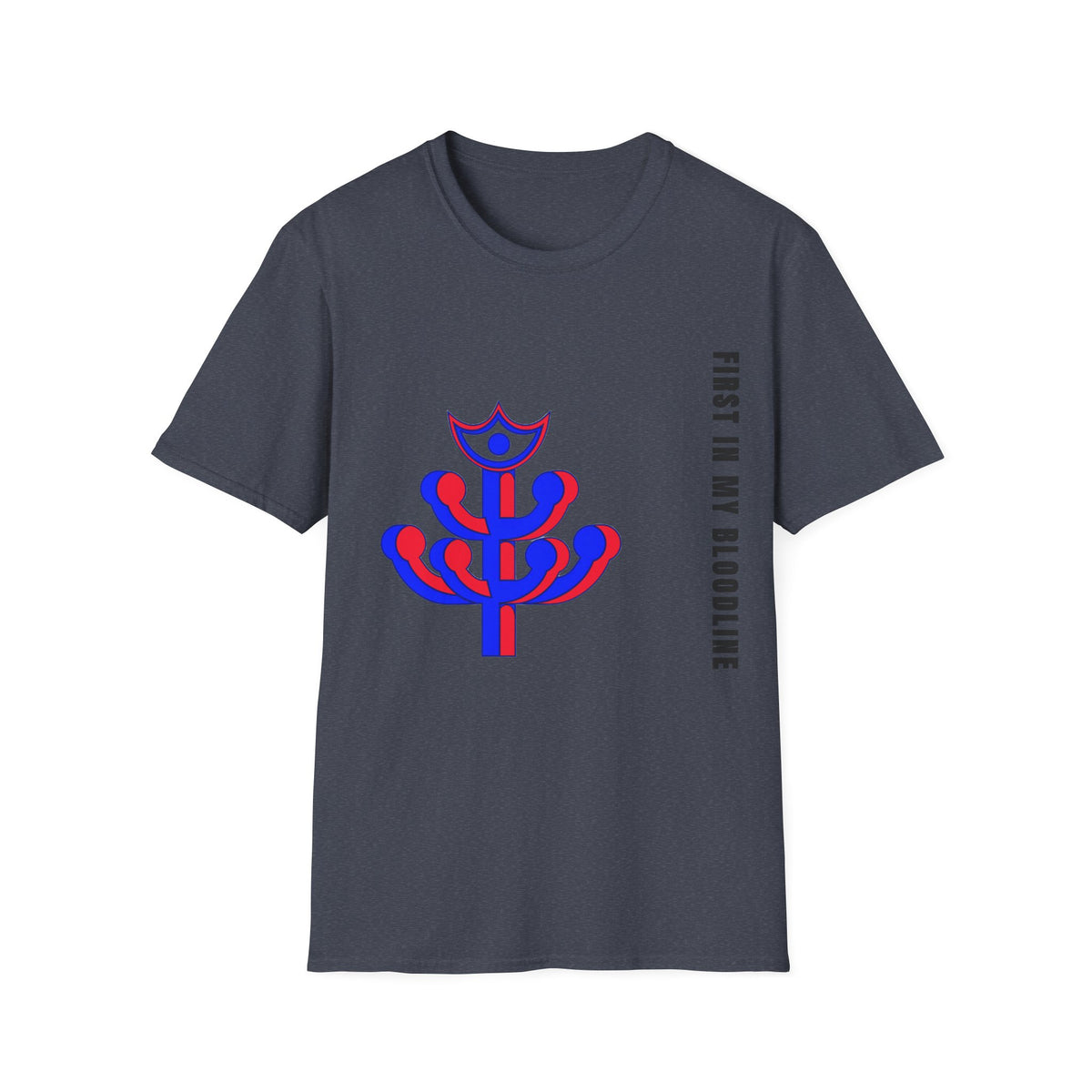 Abstract Floral Tee — Modern Red & Blue Graphic T-Shirt - Trending Now - September 2026