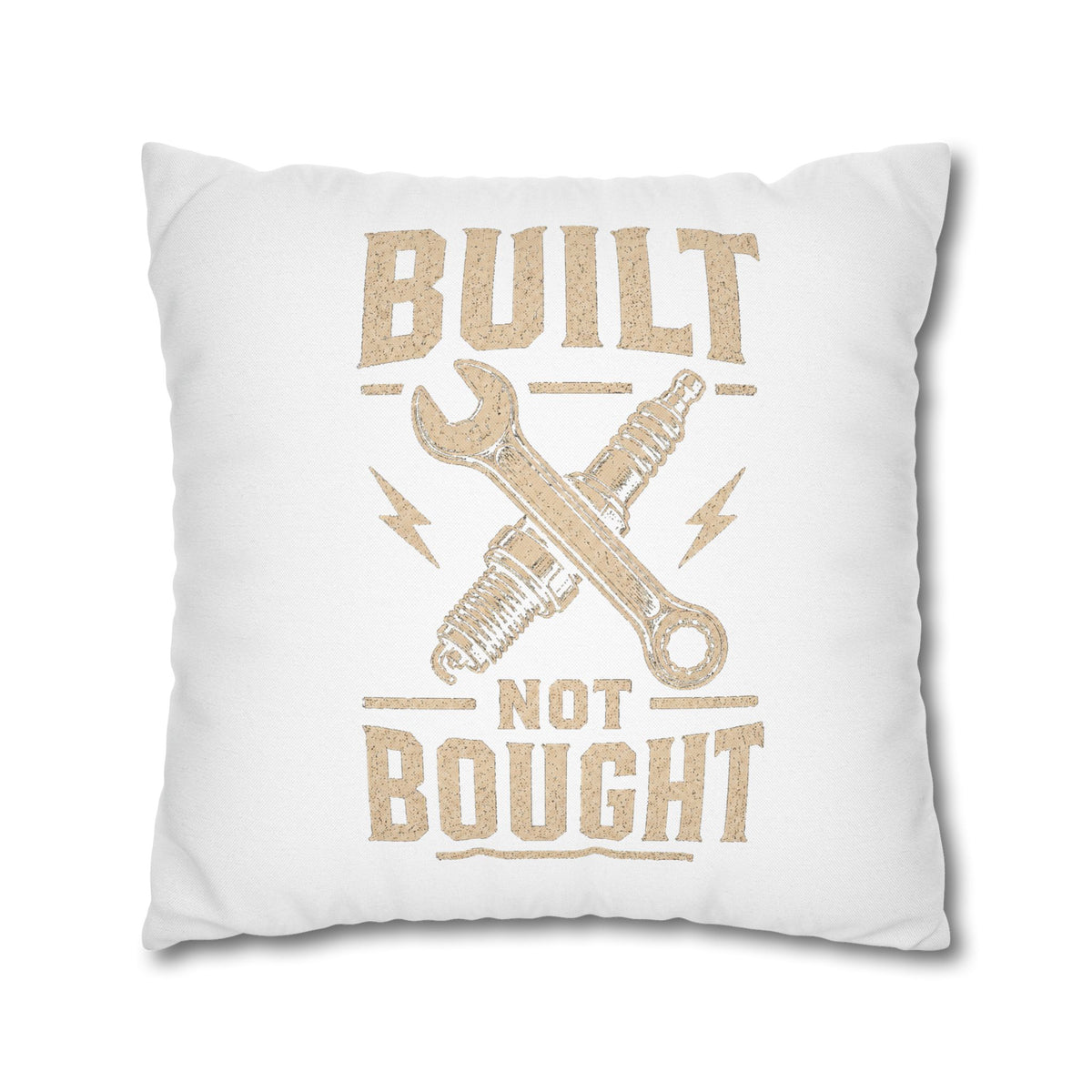 Built Not Bought Decorative Pillowcase Milo Bailey Dog Dad Mom