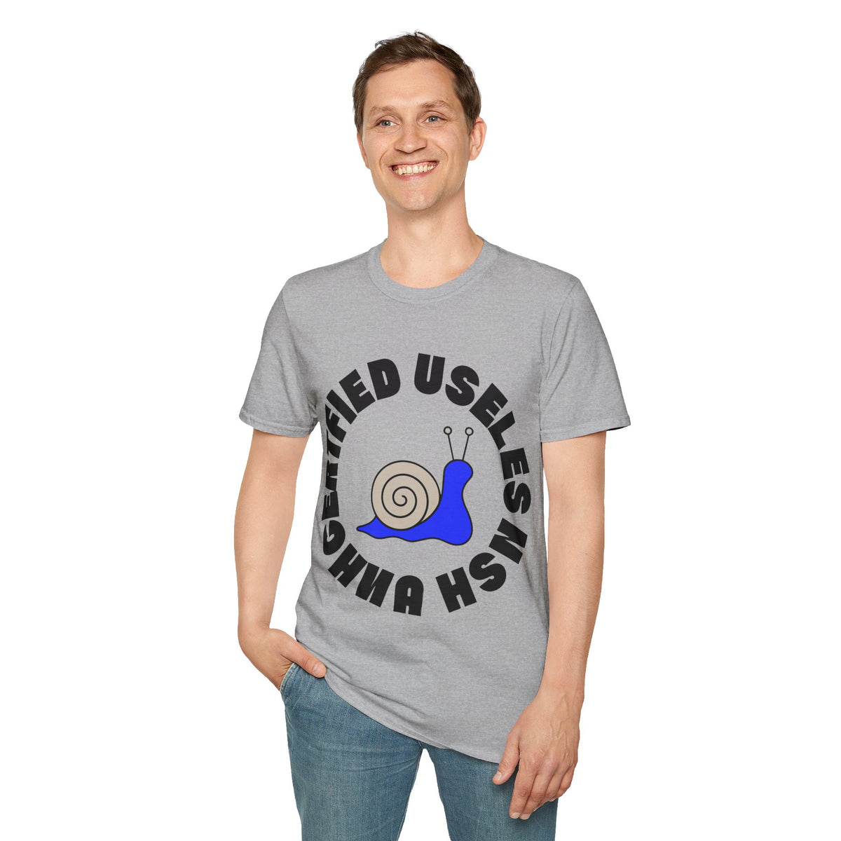 Certified Useless Snail T-Shirt — Funny Cute Graphic Tee for Sarcastic Gifts - Trending Now - August 2026