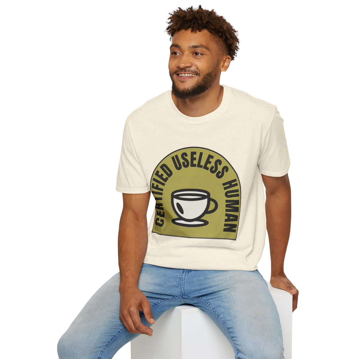 Certified Useless Human T-Shirt — Funny Coffee Lover Graphic Tee - Trending Now - August 2026