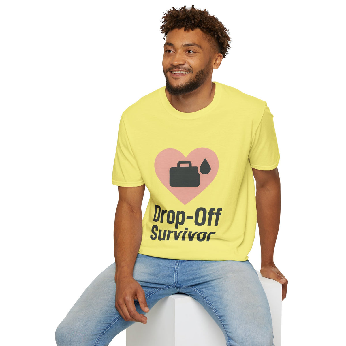 Drop-Off Survivor T-Shirt — Heart & Inkjet Printer Rescue Tee - Trending Now - August 2026